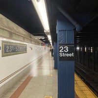 Photo taken at MTA Subway - 23rd St (R/W) by Aleksey on 11/27/2023