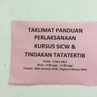 Bilik Seminar, CIDB Selangor - Conference Room