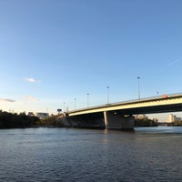 Photo taken at Ленинградский мост by Наталия В. on 9/28/2021