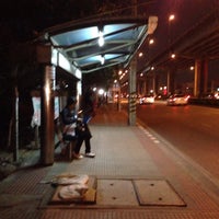 Photo taken at BMTA Bus Stop ไปรษณีย์ตลิ่งชัน (Taling Chan Post Office) by Pucca L. on 2/8/2016