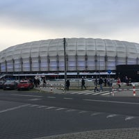 Photo taken at Stadion Miejski by Jus T. on 5/13/2019