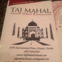 Das Foto wurde bei Taj Mahal Great Indian Restaurant von Fred D C. am 5/1/2013 aufgenommen