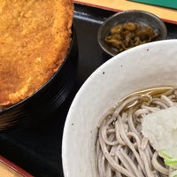 Photo taken at ソースカツ丼 小川屋 福井駅前店 by へのへのもへじ on 8/30/2014