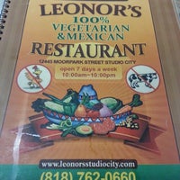 Photo taken at Leonor&amp;#39;s Mexican Vegetarian Restaurant by April L. on 1/15/2014