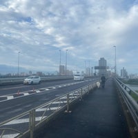 Photo taken at Senju-shinbashi Bridge by Takahiro N. on 7/1/2023