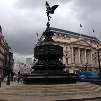 Photo taken at Piccadilly Circus by Николай С. on 5/14/2013