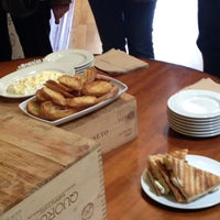 Photo taken at Salumeria Luca by Krista O. on 3/2/2013