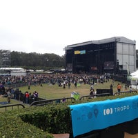 Photo taken at VIP Tent at Outside Lands by Krista O. on 8/11/2013