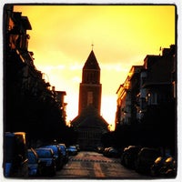 Photo taken at Onze-Lieve-Vrouw Van Lourdes / Notre-Dame de Lourdes by Willy C. on 11/1/2012