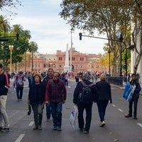Photo taken at Avenida de Mayo by Abel R. on 5/26/2019