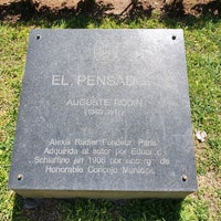 Photo taken at El Pensador (Auguste Rodin) by Abel R. on 1/5/2021