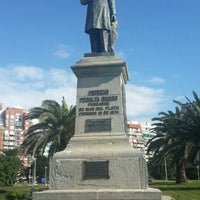 Photo taken at Monumento a Patricio Peralta Ramos by Abel R. on 5/10/2016