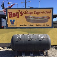 Photo taken at Roy&amp;#39;s Chicago Dogs @ the Yard by Andrew D. on 10/3/2019