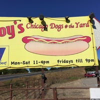 Photo taken at Roy&amp;#39;s Chicago Dogs @ the Yard by Andrew D. on 10/3/2019