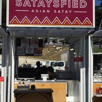 Photo taken at Sataysfied by Andrew D. on 6/8/2019