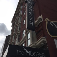 Photo taken at The Mosser Hotel by Andrew D. on 3/8/2019