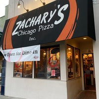Photo taken at Zachary&amp;#39;s Chicago Pizza by Andrew D. on 8/18/2021