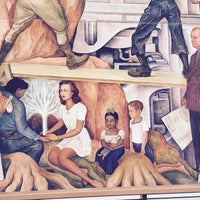 Photo taken at Diego Rivera Pan American Unity mural CCSF by Andrew D. on 1/31/2019