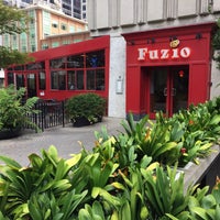 Photo taken at Fuzio Universal Bistro by Andrew D. on 8/12/2017