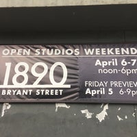 Photo taken at 1890 Bryant Artist Studios by Andrew D. on 4/6/2019