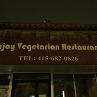 Photo taken at Enjoy Vegetarian Restaurant by Andrew D. on 1/30/2019