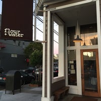 Photo taken at flour + water by Andrew D. on 10/6/2016