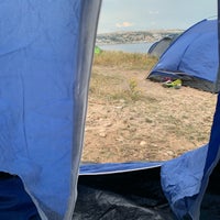Photo taken at L-Ahrax tar-Ramel Camping Site by Emin U. on 5/12/2019