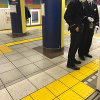 Photo taken at Edogawabashi Station (Y12) by Nor Z. on 3/28/2016