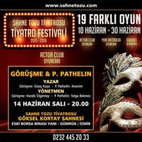 Das Foto wurde bei Sahne Tozu Tiyatrosu Göksel KORTAY Sahnesi von Sahne Tozu Tiyatrosu Göksel KORTAY Sahnesi am 6/13/2016 aufgenommen