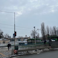 Photo taken at Станція швидкісного трамваю «Площа Галицька» by Anna A. on 2/5/2022