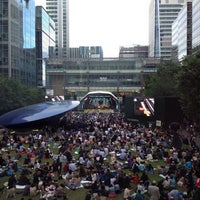 Photo taken at Canary Wharf Jazz Festival by Steve S. on 8/18/2013