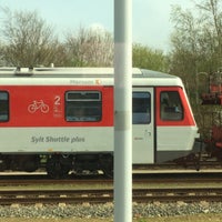 Photo taken at Bahnhof Niebüll by Christian P. S. on 4/27/2018