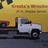 Photo taken at Kresta&amp;#39;s Wrecker Service , Towing, &amp;amp; Recovery by Craig K. on 12/27/2013