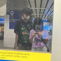 Photo taken at MRT Phahon Yothin (BL14) by ThanaphatE on 8/27/2023