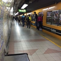 Photo taken at Estación Plaza de los Virreyes - Eva Perón [Línea E] by Gutjua on 9/28/2016