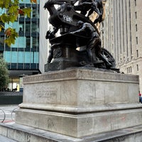 Photo taken at The Mechanics Monument - Douglas Tilden by Marguerite A. on 9/27/2021