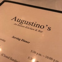 Photo taken at Augustino&amp;#39;s by Andrew F. on 11/29/2017