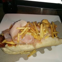 Photo taken at Chez Nini (ex HOCHOS) - Hot Dogs Gourmet &amp;amp; Deli by Juan M. on 1/6/2014