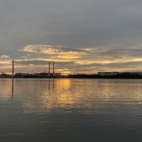 Photo taken at Pantai Stulang Laut by sabrina on 11/23/2023