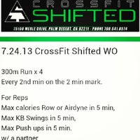 Снимок сделан в CrossFit Shifted пользователем D M H. 7/24/2013