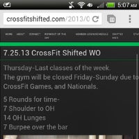 รูปภาพถ่ายที่ CrossFit Shifted โดย D M H. เมื่อ 7/25/2013