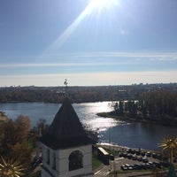 Photo taken at Звонница с церковью Богоматери Печерской by Рыжая Р. on 10/9/2016