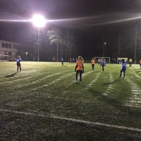 Photo taken at Lehtikuusentien jalkapallokenttä by Tomi on 11/27/2016