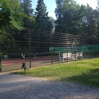 Photo taken at Marjaniemen Tenniskenttä by Henri A. on 6/3/2013