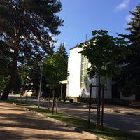 Photo taken at Пансионат «Приморский» by Kristi on 7/15/2014