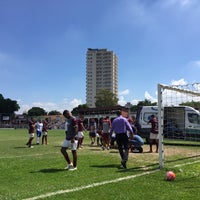 Photo taken at Estádio Conde Rodolfo Crespi by Rodrigo B. on 3/24/2019