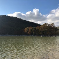 Photo taken at Кипарисовое озеро by Polinka P. on 10/10/2021