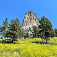 Photo taken at Devils Tower National Monument by Christina on 7/4/2023