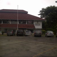 Photo taken at SMA Kolese Gonzaga by maria y. on 2/8/2014