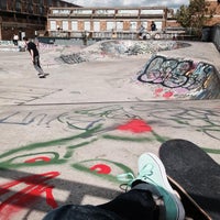 Photo taken at Stockwell Skatepark (Brixton Bowls) by Pavel S. on 8/29/2015